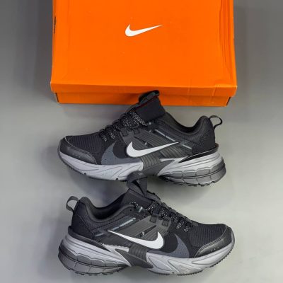 کتونی نایک وی تو کی v2k مشکی طوسی Nike v2k Black Gray