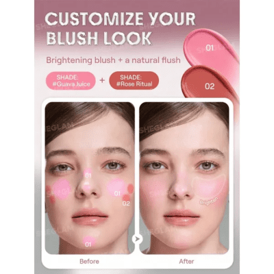 رژگونه استیکی کره ای شیگلم Buttery Bliss Blush Stick