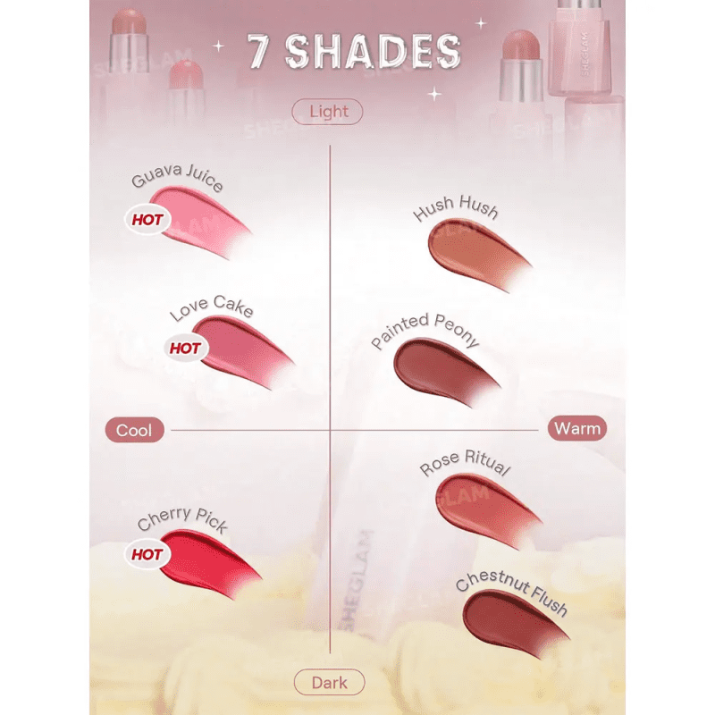 رژگونه استیکی کره ای شیگلم Buttery Bliss Blush Stick