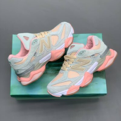 کتونی نیوبالانس ۹۰۶۰ طوسی صورتی New Balance 9060 Gray Pink