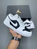 کفش نایک جردن وان سفید مشکی کیفیت مستر Nike Jordan One White Black