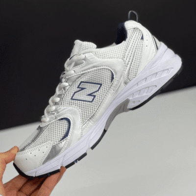 کتونی نیوبالانس 530 سفید سورمه‌ای New Balance 530 White Navy