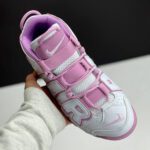 کفش نایک ایر مور آپتمپو سفید صورتی Nike Air More Uptempo White Pink