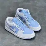 کفش نایک ایر جردن وان لو آبی یخی Nike Air Jordan 1 Low Ice Blue