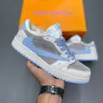 کفش نایک ایر جردن وان لو تراویس اسکات لویی ویتون Nike Air Jordan 1 Low Travis Scott Louis Vuitton