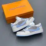 کفش نایک ایر جردن وان لو تراویس اسکات لویی ویتون Nike Air Jordan 1 Low Travis Scott Louis Vuitton
