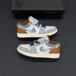 کفش نایک ایر جردن وان لو SE ری‌پیرد دنیم اسووش Nike Air Jordan 1 Low SE Repaired Denim Swoosh