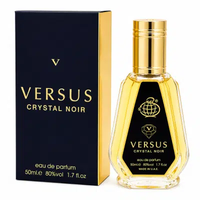 ادوپرفیوم 50 میل ورسوس کریستال نویر فرگرانس ورد Versus Crystal Noir Fragrance World