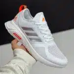 کفش آدیداس کلودفوم سفید نارنجی Adidas Cloudfoam White Orange