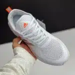 کفش آدیداس کلودفوم سفید نارنجی Adidas Cloudfoam White Orange