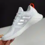کفش آدیداس کلودفوم سفید نارنجی Adidas Cloudfoam White Orange