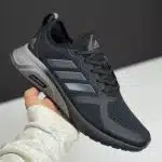 کفش آدیداس کلودفوم مشکی طوسی Adidas Cloudfoam Black Grey