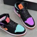 کفش نایک ایر جردن وان ساقدار لنگه به لنگه Nike Air Jordan 1 High Mismatch
