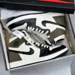 کفش نایک ایر جردن وان ساقدار دارک موکا Nike Air Jordan 1 High Dark Mocha