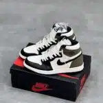 کفش نایک ایر جردن وان ساقدار دارک موکا Nike Air Jordan 1 High Dark Mocha