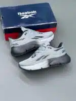 کفش ریباک طوسی سفید مشکی Reebok Grey White Black
