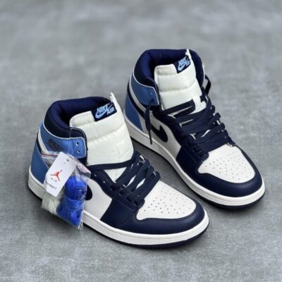 کفش نایک ایر جردن وان ساقدار ناپولی Nike Air Jordan 1 High Napoli