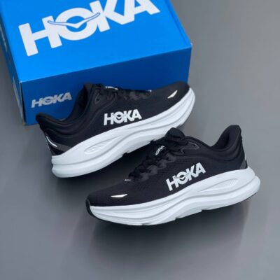 کفش هوکا مشکی سفید HOKA Black White