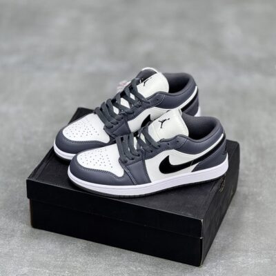 کفش نایک ایر جردن وان سفید سیمانی Nike Air Jordan 1 White Cement