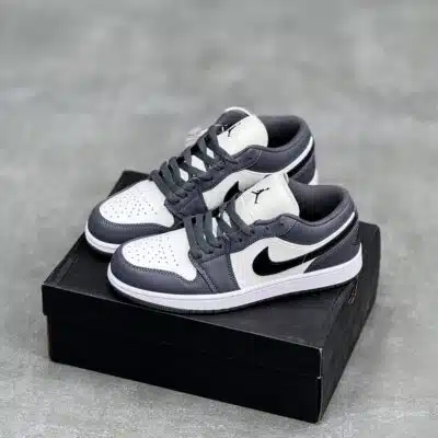 کفش نایک ایر جردن وان سفید سیمانی Nike Air Jordan 1 White Cement
