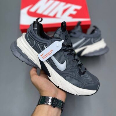 کفش نایک زوم وومرو ۵ طوسی Nike Zoom Vomero 5 Gray