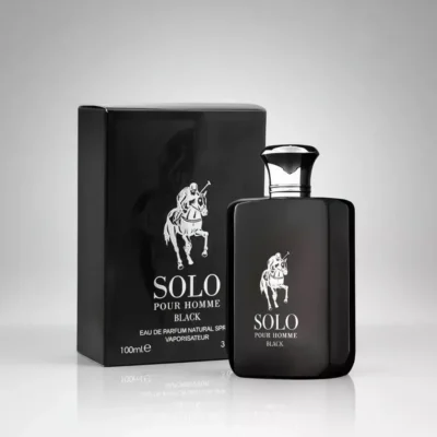 ادکلن سولو پور هوم بلک فرگرانس ورد Solo Pour Homme Black Fragrance World