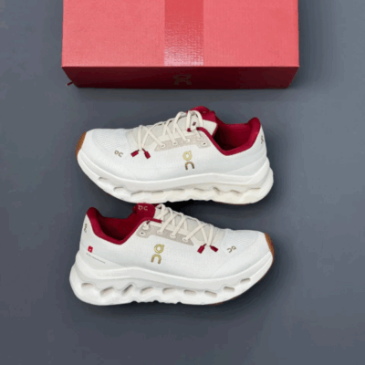 کفش آن رانینگ QC Loewe Cloudtilt سفید قرمز On Running QC Loewe Cloudtilt White Red