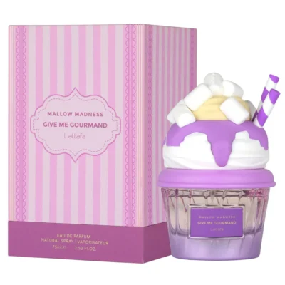 ادوپرفیوم گیو می گورماند ملو مدنس لطافه Give Me Gourmand Mallow Madness Lattafa