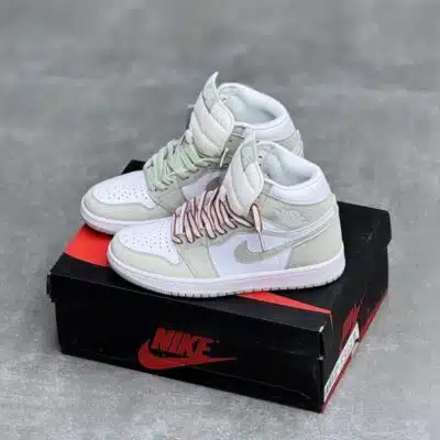 کفش نایک ایر جردن وان ساقدار سبز ماچا Nike Air Jordan 1 Retro High Matcha Green