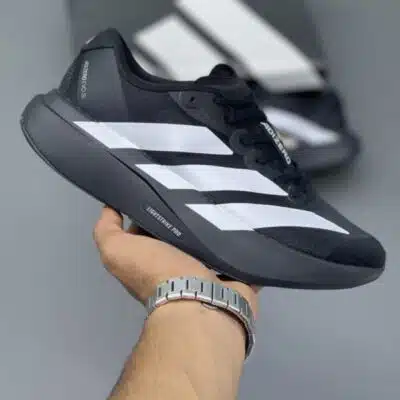 کفش آدیداس آدیزیرو مشکی سفید Adidas Adizero Black White