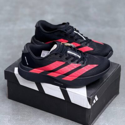 کفش آدیداس آدیزیرو ایو اس ال مرسدس بنز مشکی قرمز Adidas Adizero Evo SL Mercedes Benz Black Red