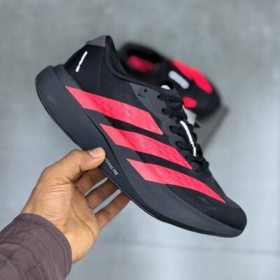 کفش آدیداس آدیزیرو ایو اس ال مرسدس بنز مشکی قرمز Adidas Adizero Evo SL Mercedes Benz Black Red